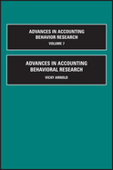 Advances in Accounting Behavioral Research