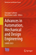 Advances in Automation, Mechanical and Design Engineering: SAMDE 2023