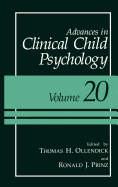 Advances in Clinical Child Psychology: Volume 20