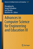 Advances in Computer Science for Engineering and Education III