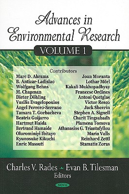 Advances in Environmental Research, Volume 1 - Rades, Charles V (Editor), and Tilesman, Evan B (Editor)