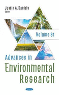 Advances in Environmental Research: Volume 81