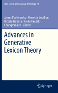 Advances in Generative Lexicon Theory