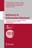 Advances in Information Retrieval: 44th European Conference on IR Research, ECIR 2022, Stavanger, Norway, April 10-14, 2022, Proceedings, Part II
