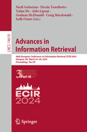 Advances in Information Retrieval: 46th European Conference on Information Retrieval, ECIR 2024, Glasgow, UK, March 24-28, 2024, Proceedings, Part III