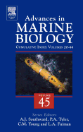 Advances in Marine Biology: Cumulative Subject Index Volume 45