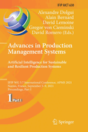 Advances in Production Management Systems. Artificial Intelligence for Sustainable and Resilient Production Systems: Ifip Wg 5.7 International Conference, Apms 2021, Nantes, France, September 5-9, 2021, Proceedings, Part V