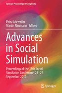 Advances in Social Simulation: Proceedings of the 15th Social Simulation Conference: 23-27 September 2019