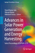 Advances in Solar Power Generation and Energy Harvesting: Select Proceedings of Espgeh 2019