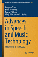 Advances in Speech and Music Technology: Proceedings of Frsm 2020