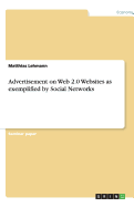 Advertisement on Web 2.0 Websites as Exemplified by Social Networks
