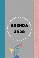 Agenda 2020: planificador anual mensual semanal 2020 I organizador mensual
