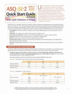 Ages & Stages Questionnaires: Social-Emotional (ASQ:SE-2): Quick Start Guide (French): A Parent-Completed Child Monitoring System for Social-Emotional Behaviors