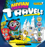 Ahvian The Creative: Travels to Portugal & Spain (Portuguese Way/ Camino de Santiago) - A Comprehensive Bilingual Reading & Activity Book.: (Read, Learn, Draw & Cut)