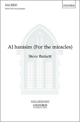 Al Hanisim (for the Miracles): Vocal Score - Barnett, Steve (Composer)