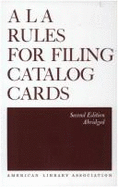ALA Rules for Filing Catalog Cards