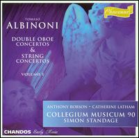 Albinoni: Double Oboe Concertos & String Concertos, Vol. 1 - Anthony Robson (oboe); Catherine Latham (oboe); Collegium Musicum 90; Simon Standage (conductor)