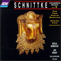 Alfred Schnittke: Chamber Music, Volume 1 - Linn Hendry (piano); Mateja Marinkovic (violin); Paul Silverthorne (viola); Timothy Hugh (cello)