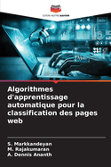 Algorithmes d'apprentissage automatique pour la classification des pages web