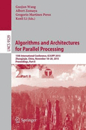 Algorithms and Architectures for Parallel Processing: 15th International Conference, Ica3pp 2015, Zhangjiajie, China, November 18-20, 2015, Proceedings, Part II