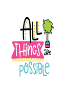 All Things are Possible: Smile Design pocket Notebook Journal Composition Book and Diary for Girls and Boys - cute Unique Gift Idea Sketchbook for your Partner Lover Wife Husband