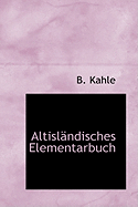 Altislandisches Elementarbuch