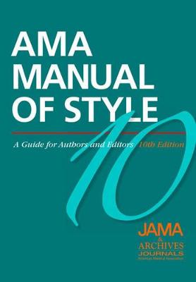 AMA Manual of Style: A Guide for Authors and Editors - Jama Network(r) Editors