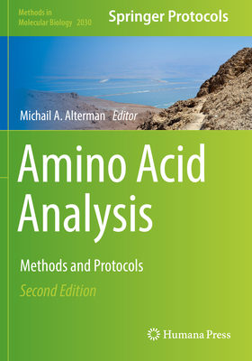 Amino Acid Analysis: Methods and Protocols - Alterman, Michail A (Editor)