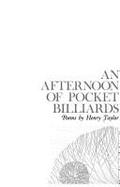 An Afternoon of Pocket Billiards: Poems