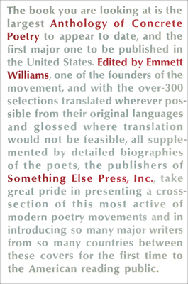 An Anthology of Concrete Poetry - Williams, Emmett (Editor)