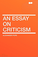 An Essay on Criticism