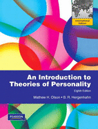 An Introduction to Theories of Personality: International Edition - Olson, Matthew H., and Hergenhahn, B.R. H.