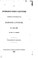 An Introductory Lecture