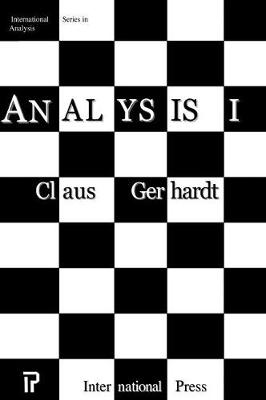 Analysis I - Gerhardt, Claus