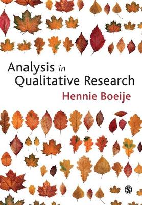 Analysis in Qualitative Research - Boeije, Hennie R