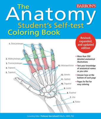 Anatomy Student's Self-Test Coloring Book - Ashwell, Ken