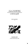 Andrew Marvell, a Reference Guide