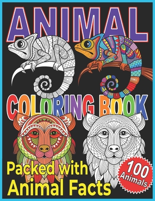 Animal Coloring Book: Animal Coloring Book For Kids. A Color, Discover, and Learn Coloring Book. - Eddy, Clever