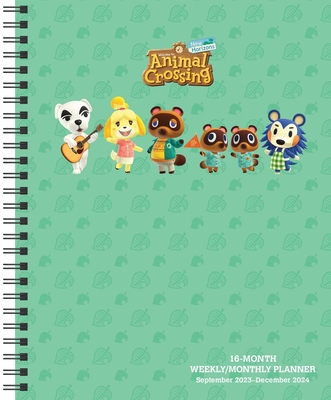 Animal Crossing 16-Month 2023-2024 Weekly/Monthly Planner Calendar - Nintendo (Corporate Author)