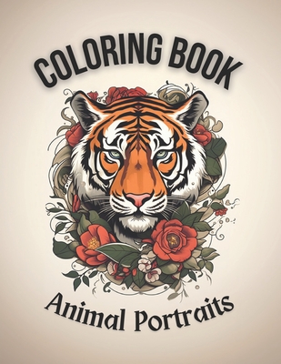 Animal Portraits: Coloring Book For Adults - Russell, Nicole