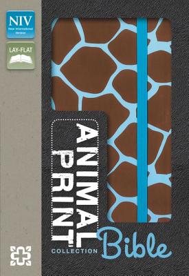 Animal-Print Collection Bible NIV (Giraffe/Aqua) - 