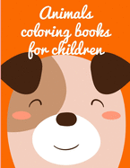 Animals coloring books for children: Super Cute Kawaii Coloring Pages for Teens