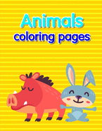 Animals coloring pages: Coloring Pages with Adorable Animal Designs, Creative Art Activities