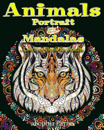 Animals Portrait & Mandalas: Coloring Book for Adults