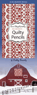 Ann Hazelwood's Red & White Quilty Pencils: 10 Pretty Pencils: 10 Pretty Pencils