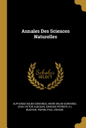 Annales Des Sciences Naturelles