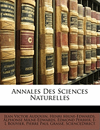 Annales Des Sciences Naturelles