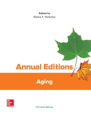 Annual Editions: Aging - Osterbur, Elaina, Professor