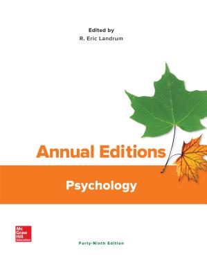 Annual Editions: Psychology - Landrum, R Eric
