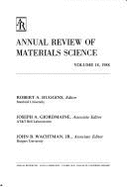 Annual Review of Materials Science